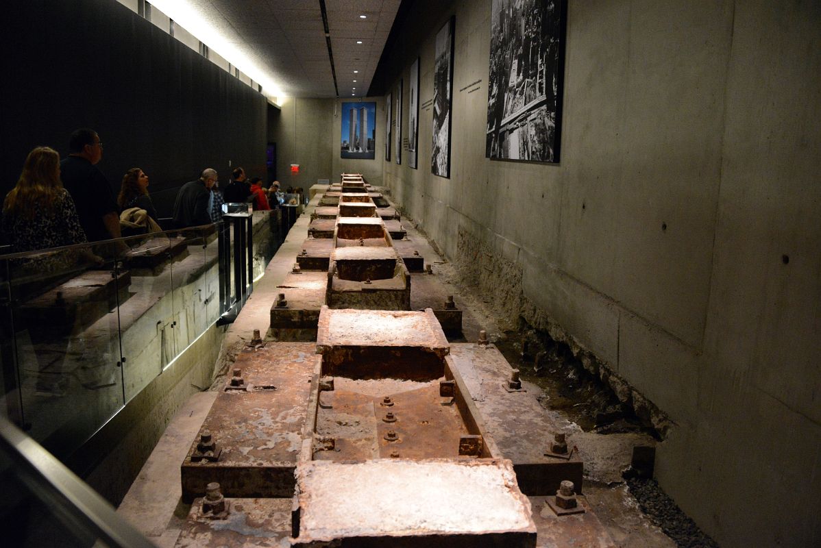 38 The Column Remnants Of The South Tower In South Tower Excavation 911 Museum New York